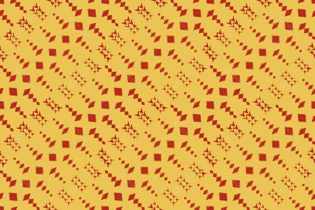 Padrão sem Emenda de Origem Étnica Tribal Colorido Vetor EPS