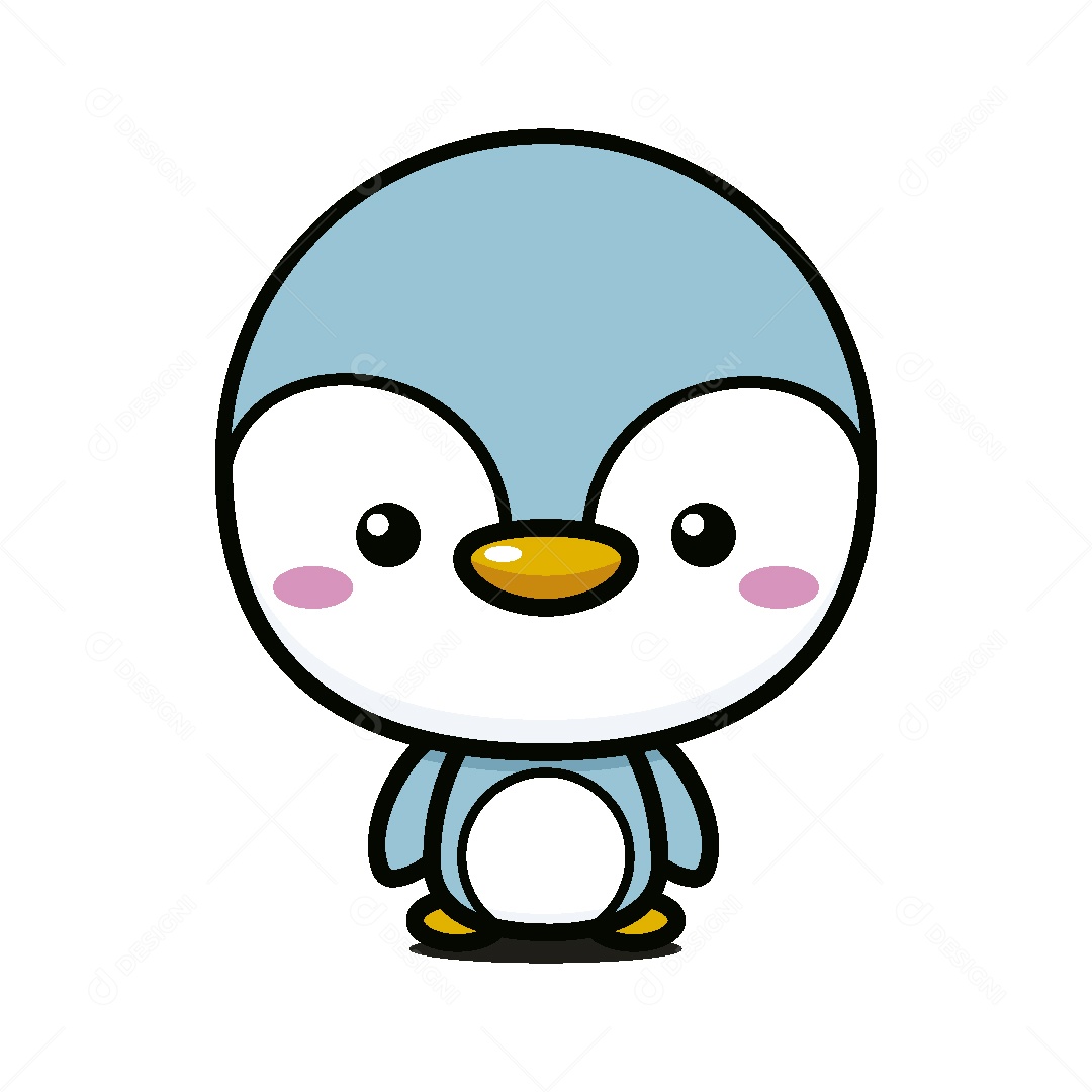 Pinguim Ilustração Vetor EPS