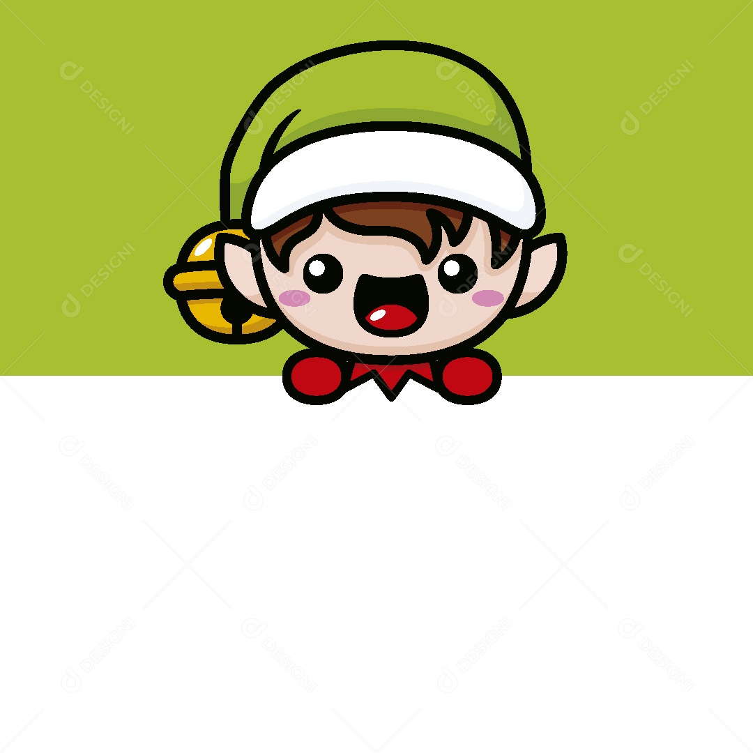 Duende de Natal Ilustração Vetor EPS