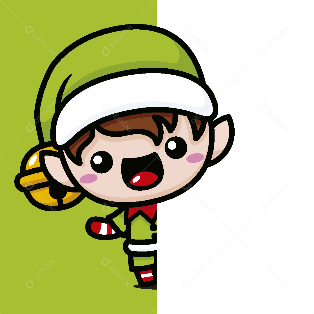 Duende de Natal Ilustração Vetor EPS
