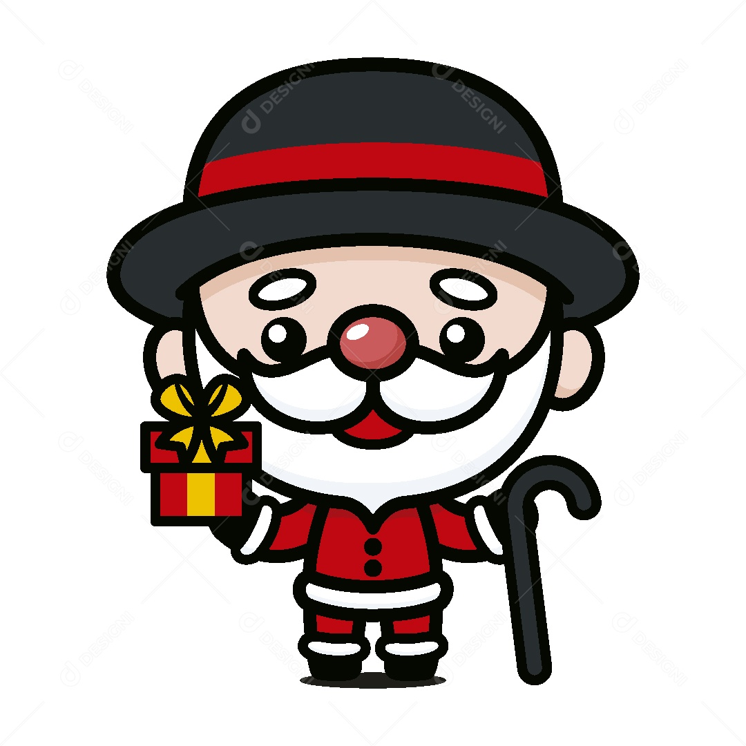 Papai Noé Ilustração Vetor EPS