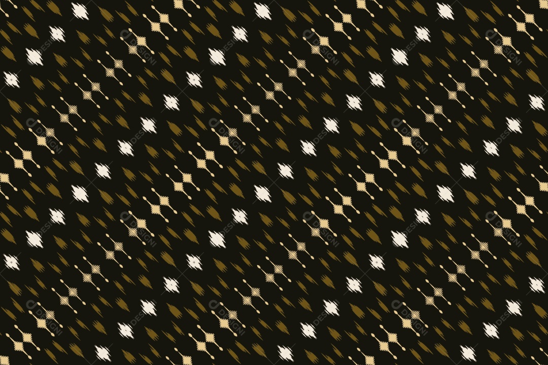 Tecido de Seda Tradicional Padrão Sem Costura Ilustração Vetor EPS