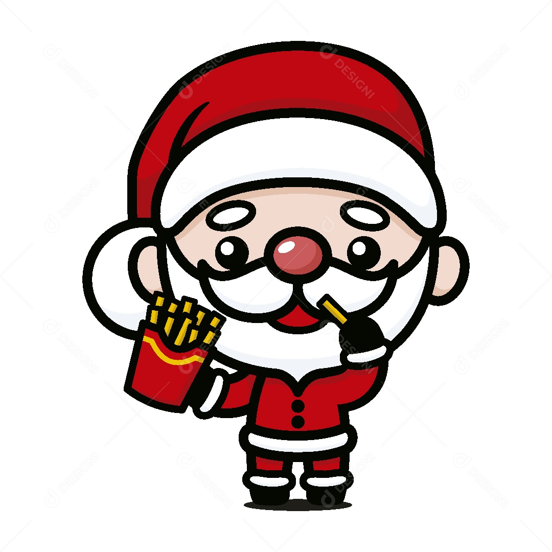 Papai Noel Ilustração Vetor EPS