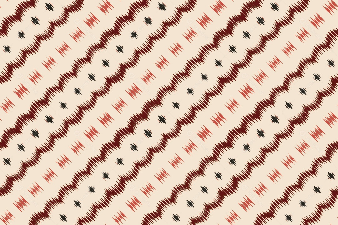 Tecido de Seda Tradicional Padrão Sem Costura Ilustração Vetor EPS