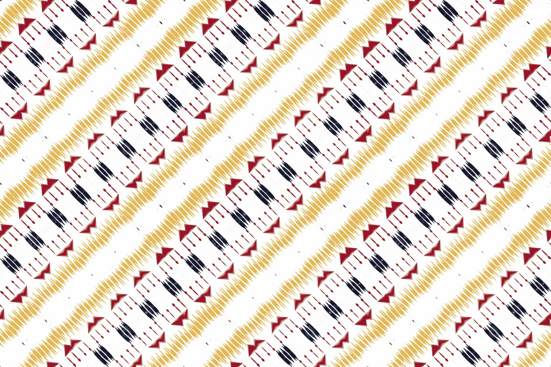 Tecido de Seda Tradicional Padrão Sem Costura Ilustração Vetor EPS