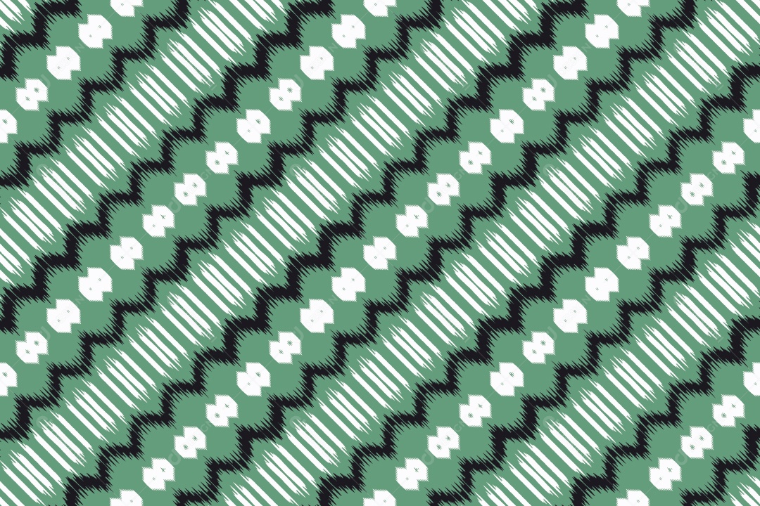 Tecido de Seda Tradicional Padrão Sem Costura Ilustração Vetor EPS