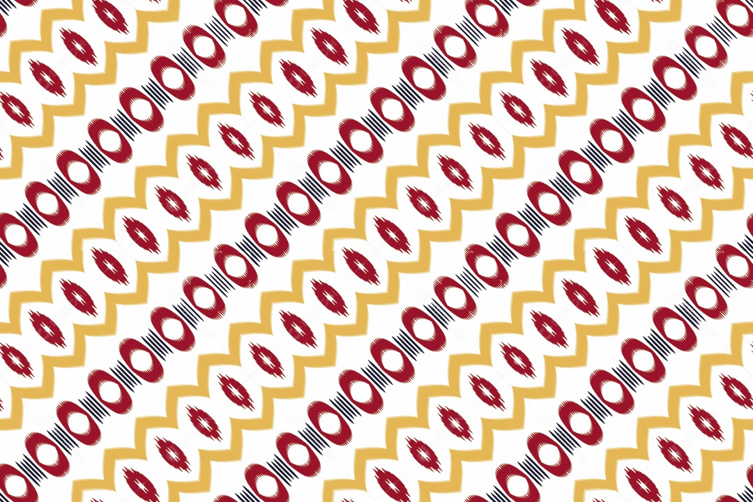 Tecido de Seda Tradicional Padrão Sem Costura Ilustração Vetor EPS