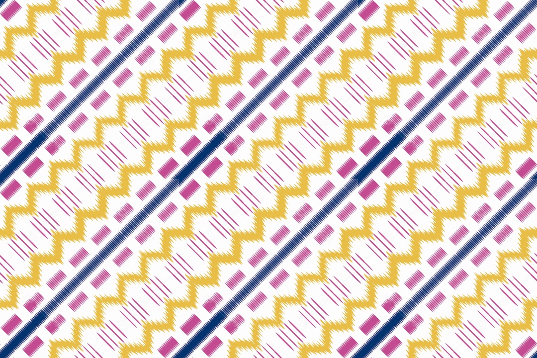 Tecido de Seda Tradicional Padrão Sem Costura Ilustração Vetor EPS