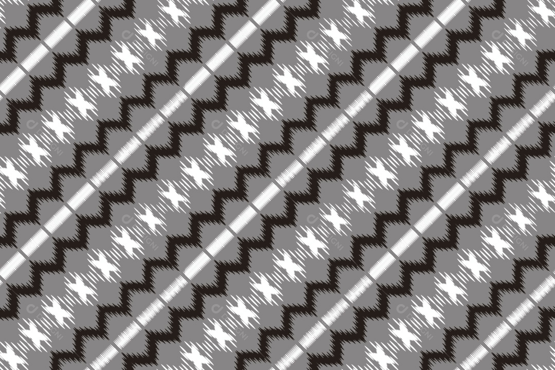 Tecido de Seda Tradicional Padrão Sem Costura Ilustração Vetor EPS