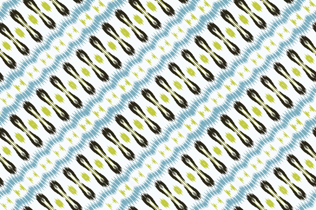 Tecido de Seda Tradicional Padrão Sem Costura Ilustração Vetor EPS