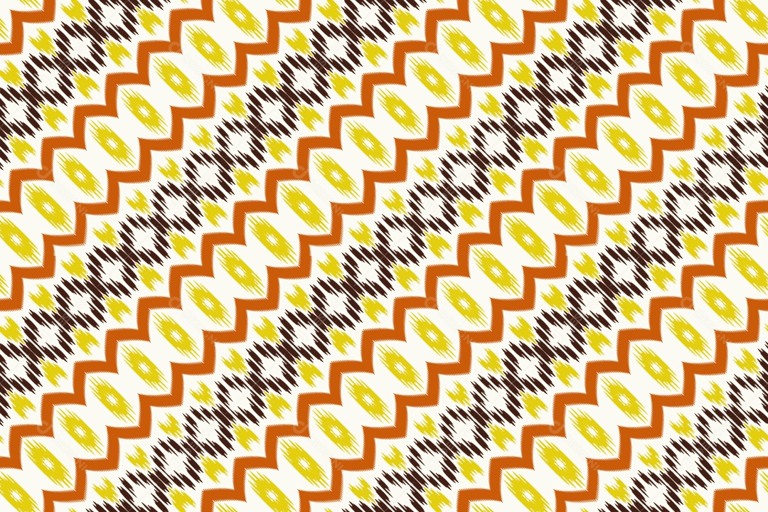 Tecido de Seda Tradicional Padrão Sem Costura Ilustração Vetor EPS