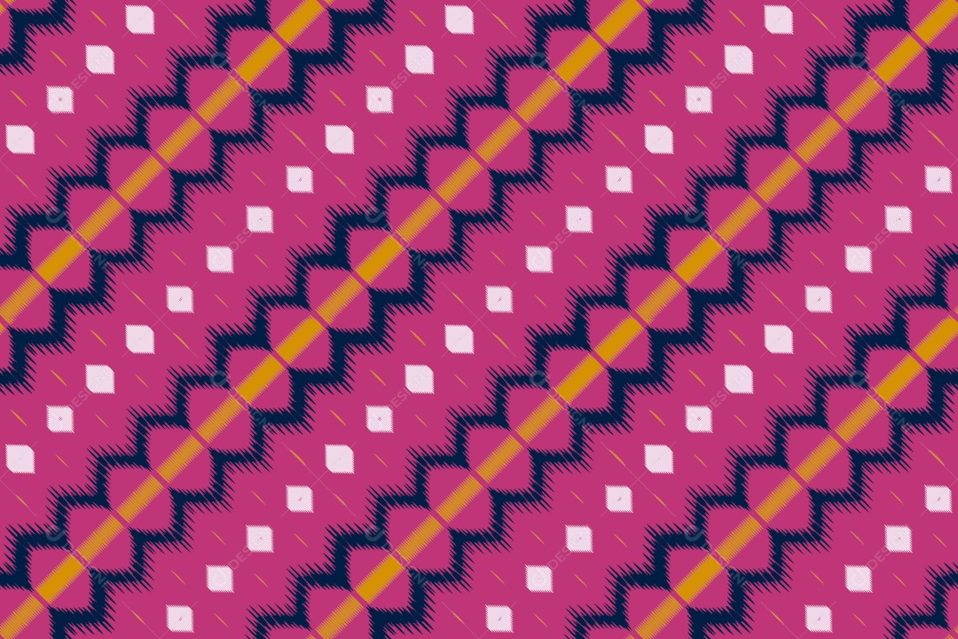 Tecido de Seda Tradicional Padrão Sem Costura Ilustração Vetor EPS