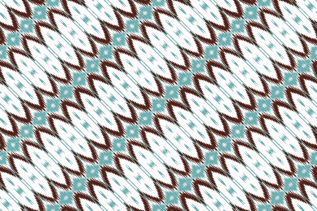 Tecido de Seda Tradicional Padrão Sem Costura Ilustração Vetor EPS