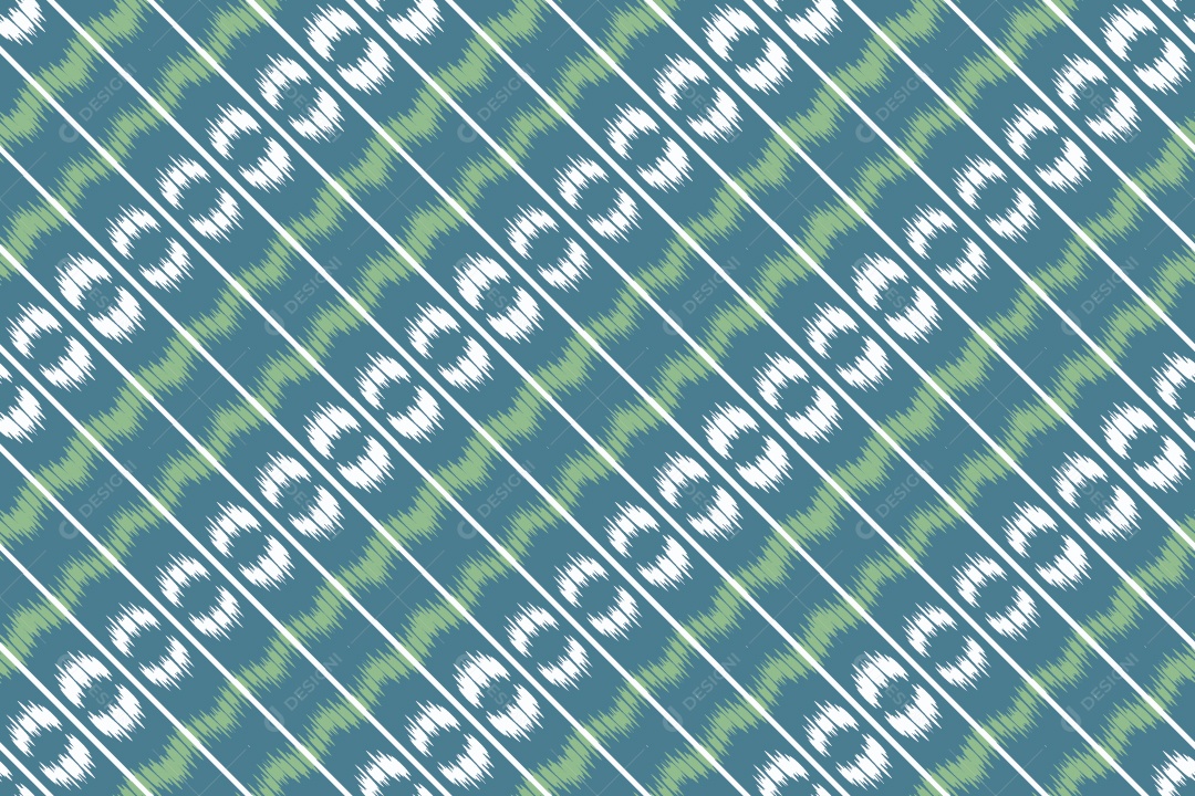 Tecido de Seda Tradicional Padrão Sem Costura Ilustração Vetor EPS