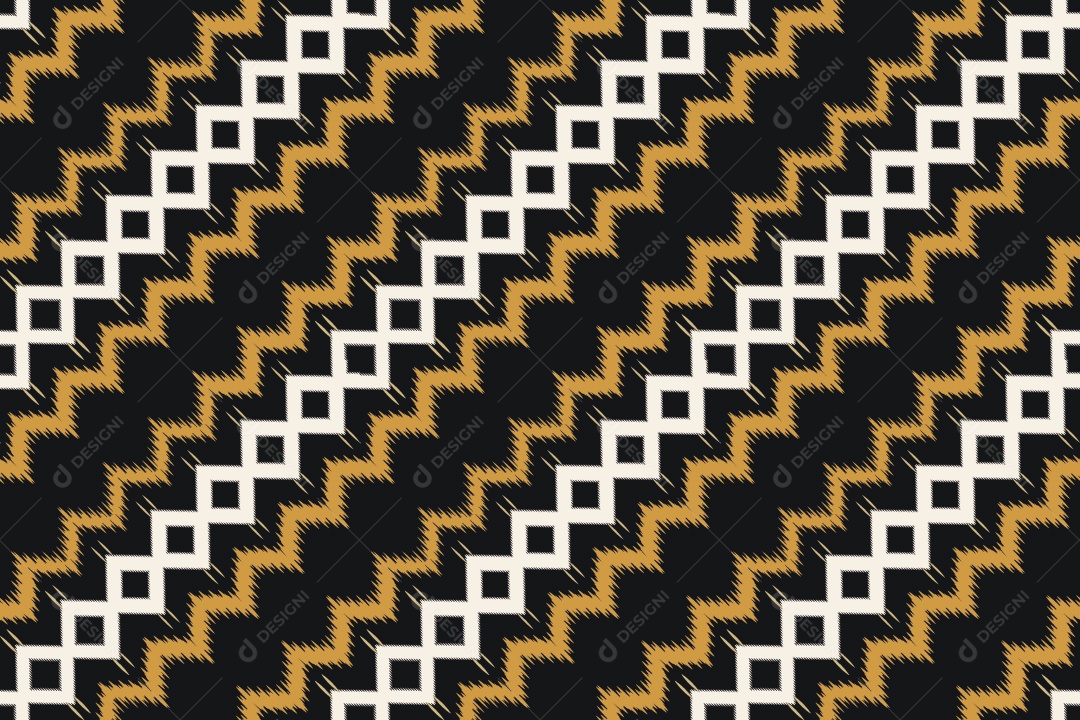 Tecido de Seda Tradicional Padrão Sem Costura Ilustração Vetor EPS