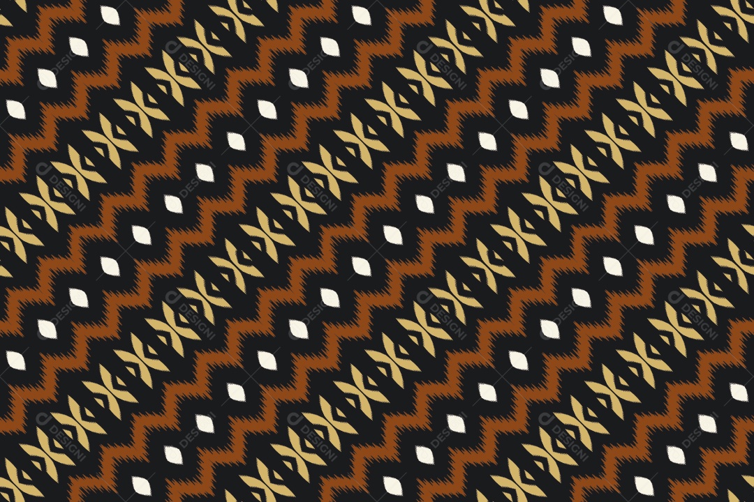 Tecido de Seda Tradicional Padrão Sem Costura Ilustração Vetor EPS