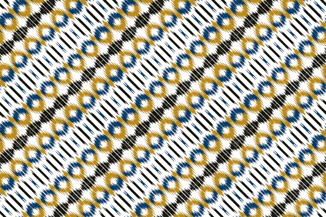 Tecido de Seda Tradicional Padrão Sem Costura Ilustração Vetor EPS