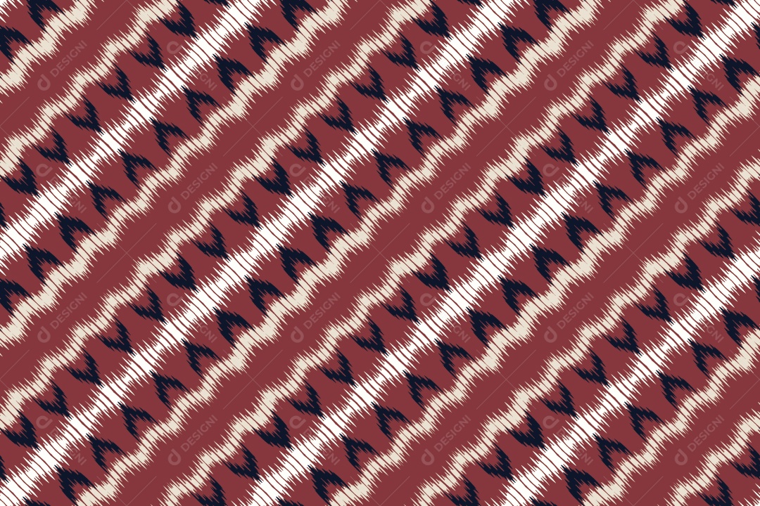 Tecido de Seda Tradicional Padrão Sem Costura Ilustração Vetor EPS