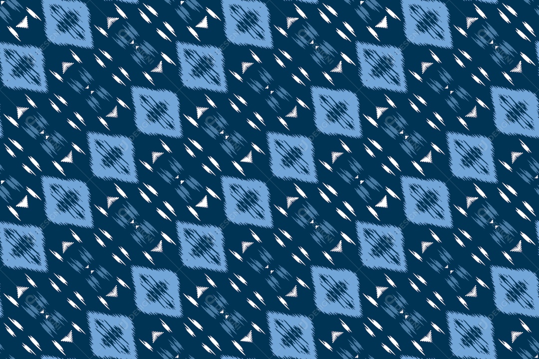 Tecido de Seda Tradicional Padrão Sem Costura Ilustração Vetor EPS