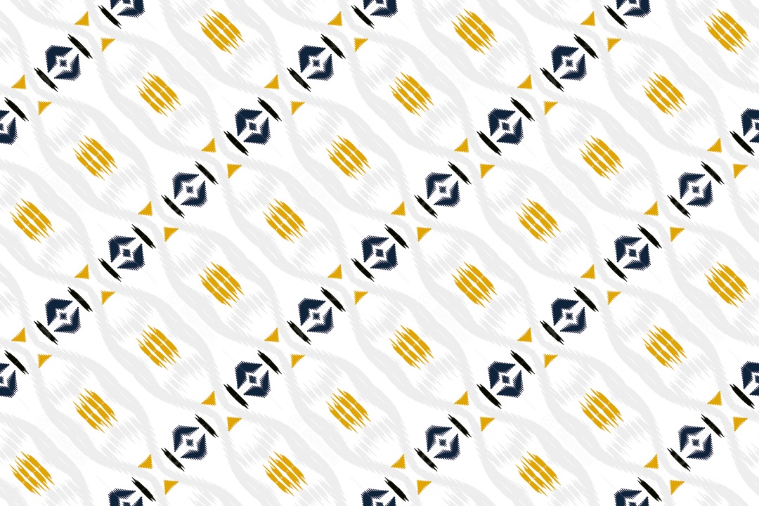 Tecido de Seda Tradicional Padrão Sem Costura Ilustração Vetor EPS