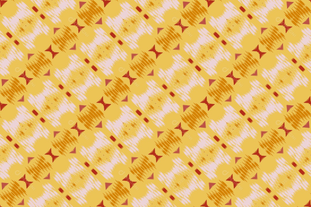 Tecido de Seda Tradicional Padrão Sem Costura Ilustração Vetor EPS