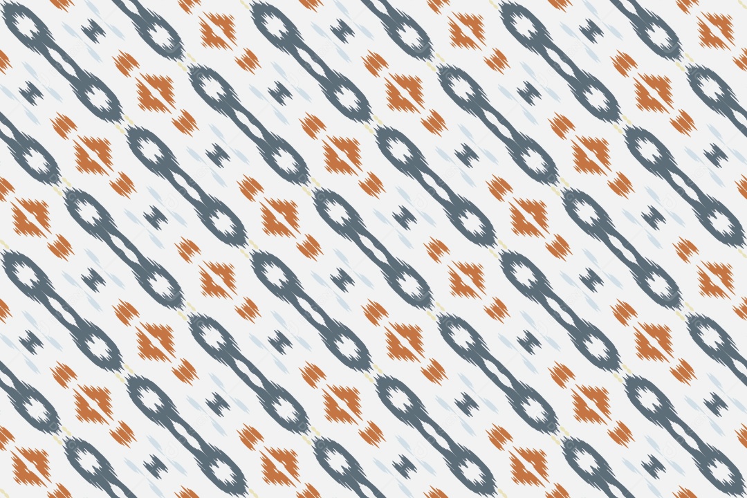 Tecido de Seda Tradicional Padrão Sem Costura Ilustração Vetor EPS