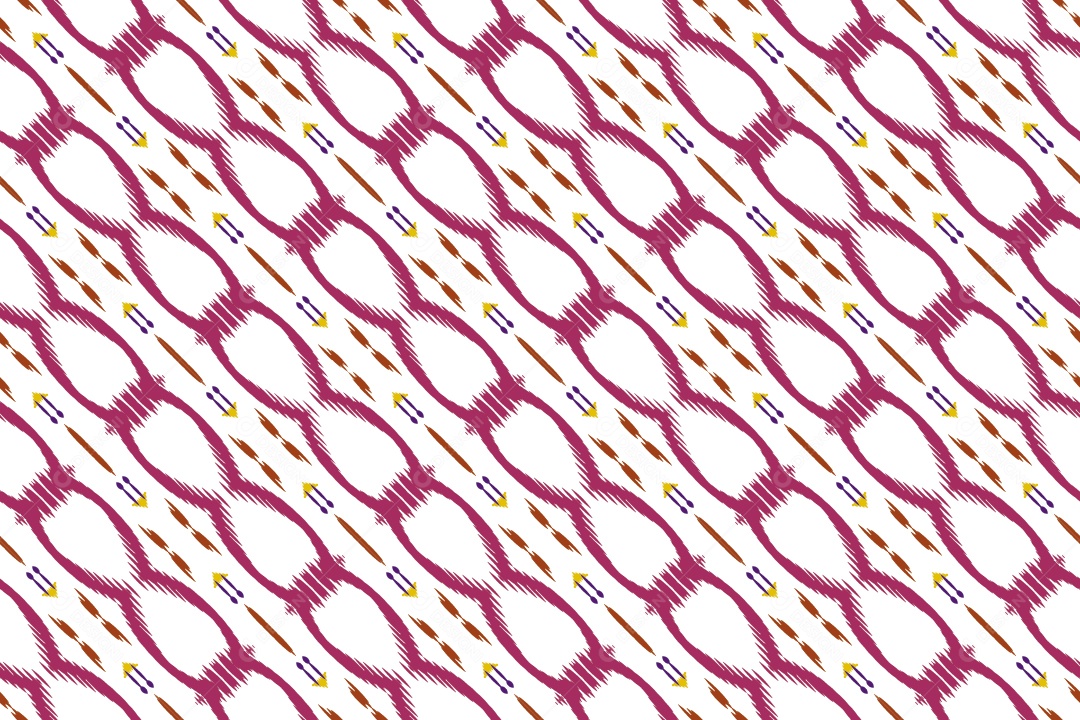 Tecido de Seda Tradicional Padrão Sem Costura Ilustração Vetor EPS