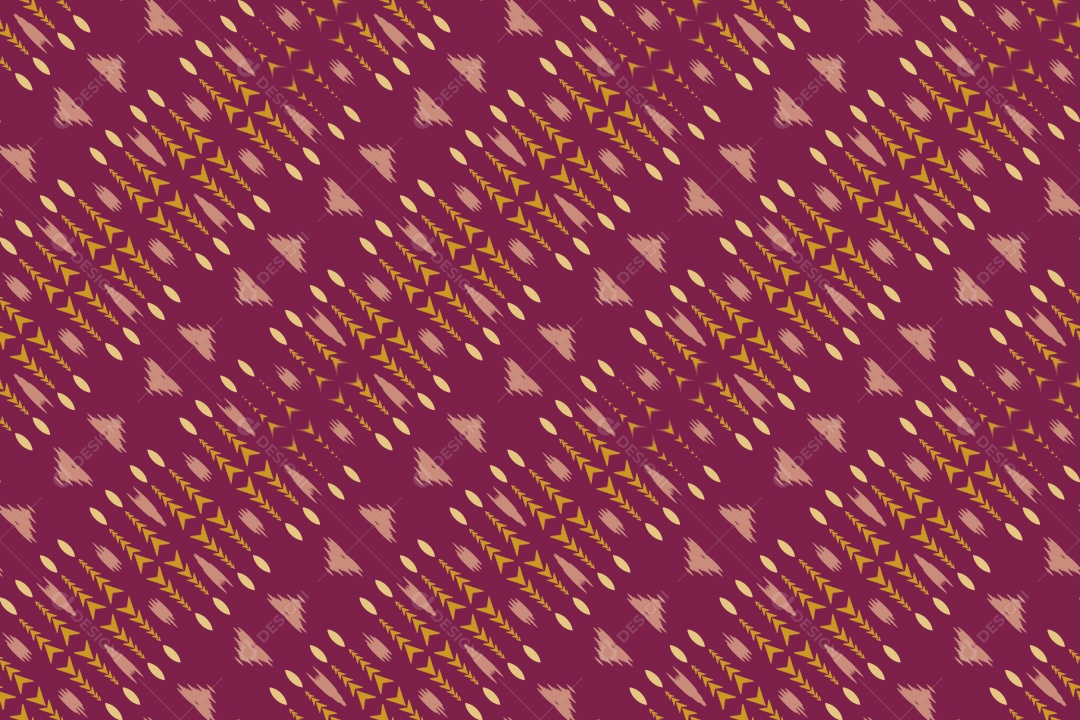 Tecido de Seda Tradicional Padrão Sem Costura Ilustração Vetor EPS