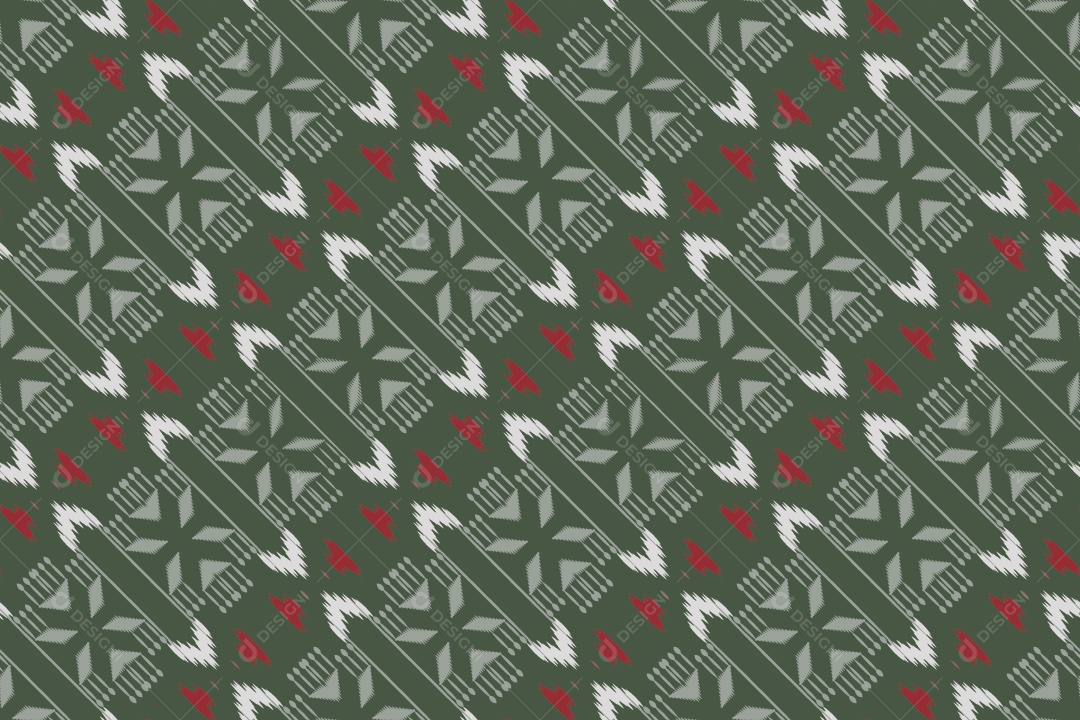 Tecido de Seda Tradicional Padrão Sem Costura Ilustração Vetor EPS