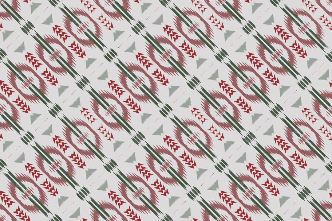 Tecido de Seda Tradicional Padrão Sem Costura Ilustração Vetor EPS