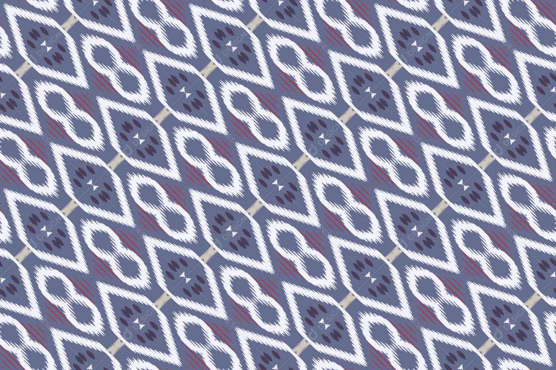 Tecido de Seda Tradicional Padrão Sem Costura Ilustração Vetor EPS