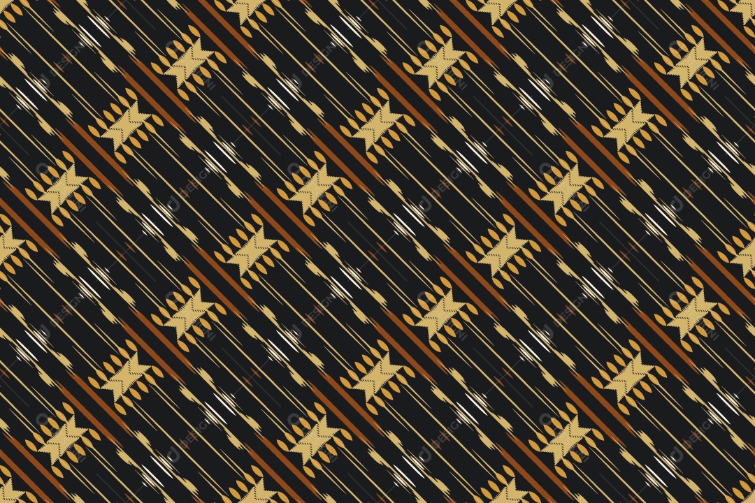 Tecido de Seda Tradicional Padrão Sem Costura Ilustração Vetor EPS