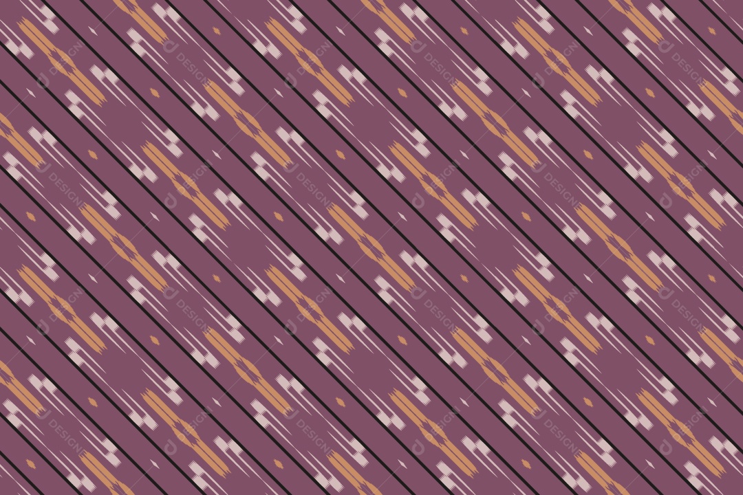 Tecido de Seda Tradicional Padrão Sem Costura Ilustração Vetor EPS