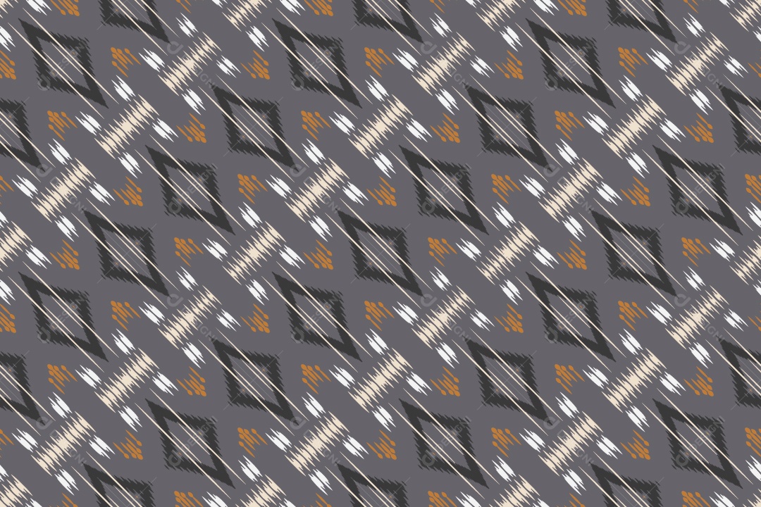 Tecido de Seda Tradicional Padrão Sem Costura Ilustração Vetor EPS