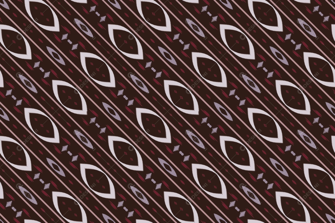 Tecido de Seda Tradicional Padrão Sem Costura Ilustração Vetor EPS