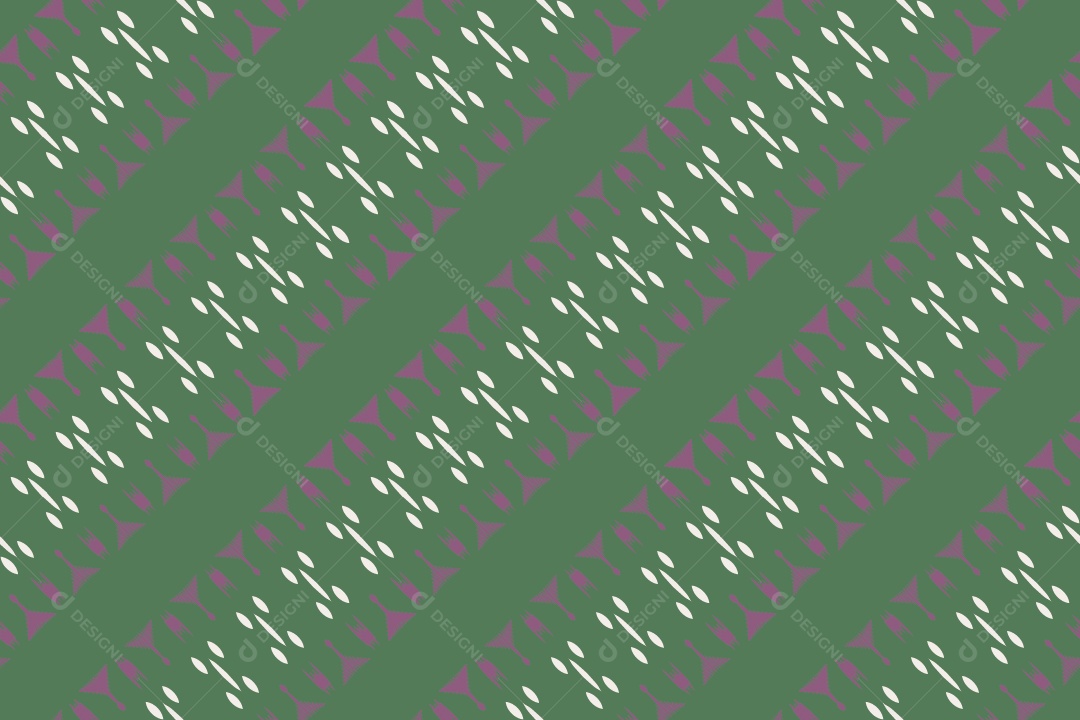 Tribal Tradicional Verde Ilustração Vetor EPS