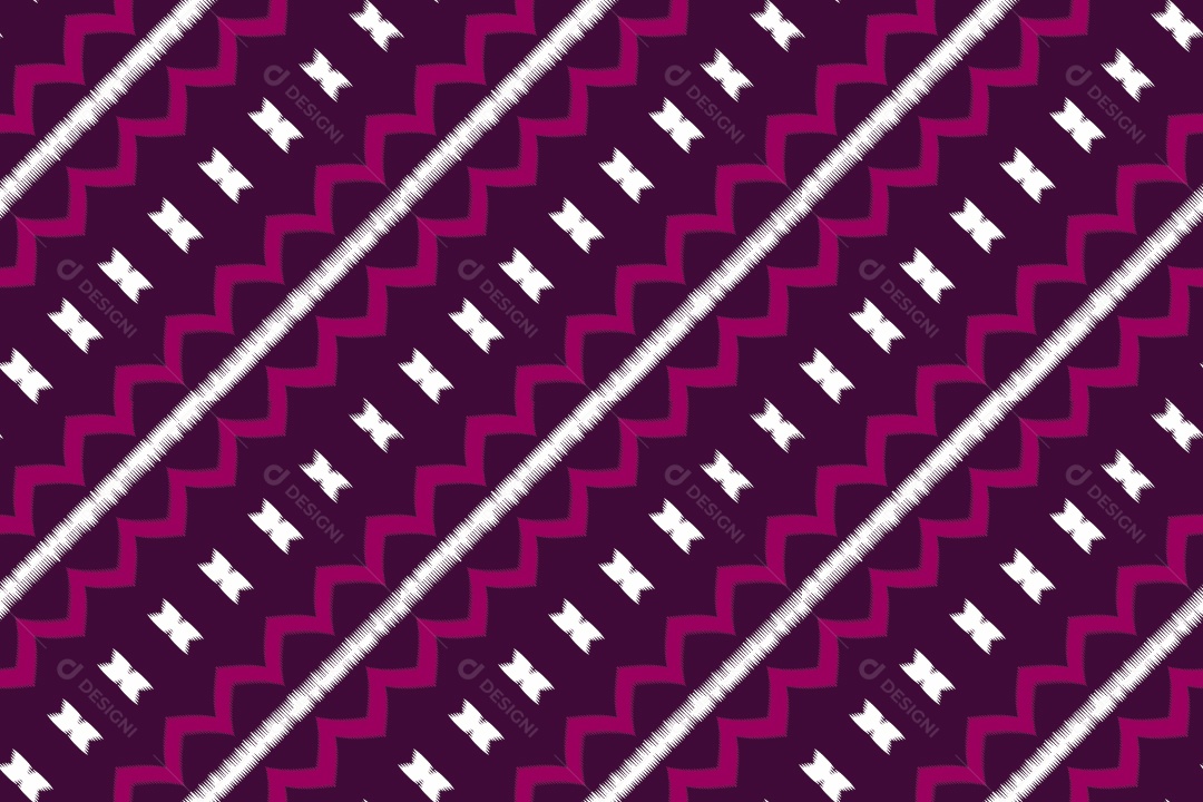 Tribal Tradicional Colorido Ilustração Vetor EPS