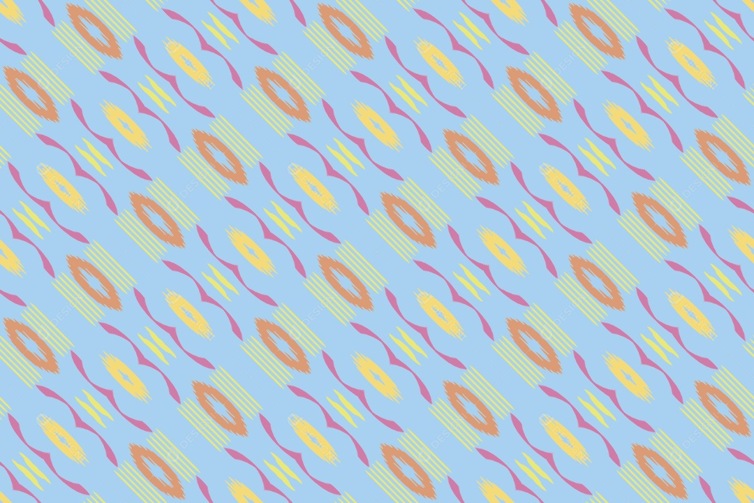 Tribal Tradicional Colorido Ilustração Vetor EPS