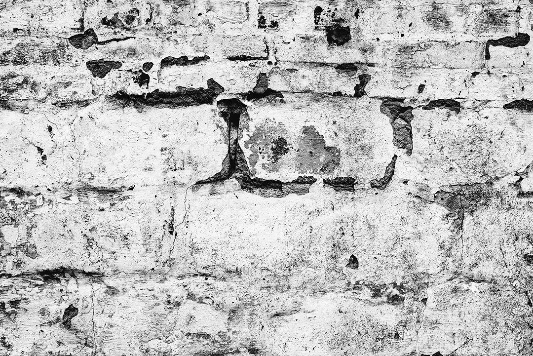 Textura, tijolo, parede, pode ser usado como fundo. Textura de tijolo com arranhões e rachaduras
