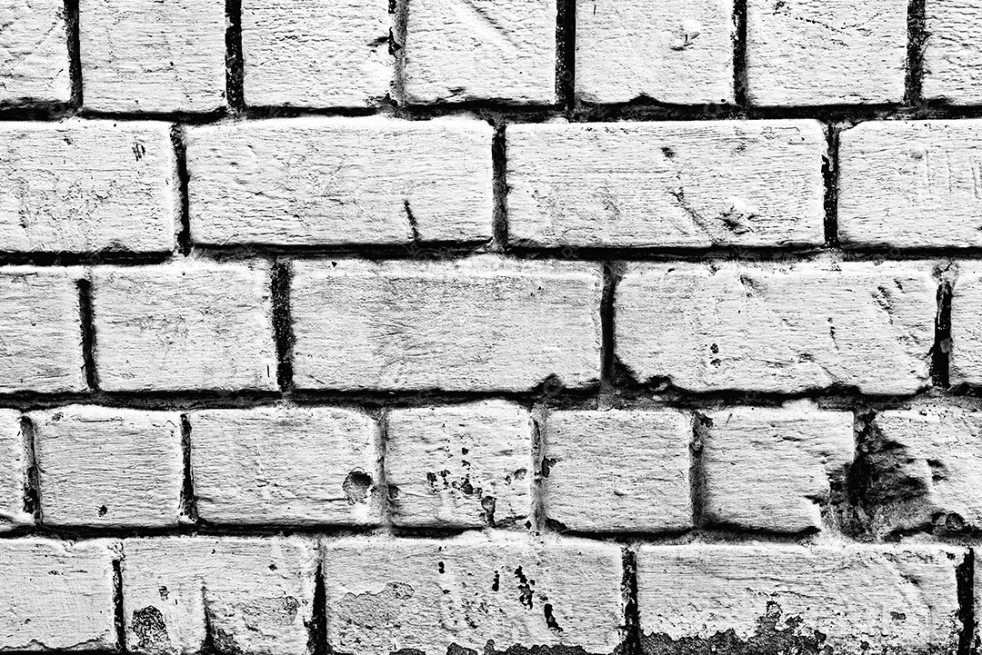 Textura, tijolo, parede, pode ser usado como fundo. Textura de tijolo com arranhões e rachaduras