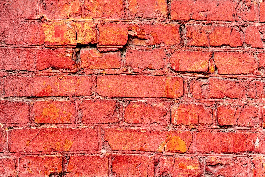 Textura, parede, concreto, pode ser usado como fundo. Fragmento de parede com arranhões e rachaduras