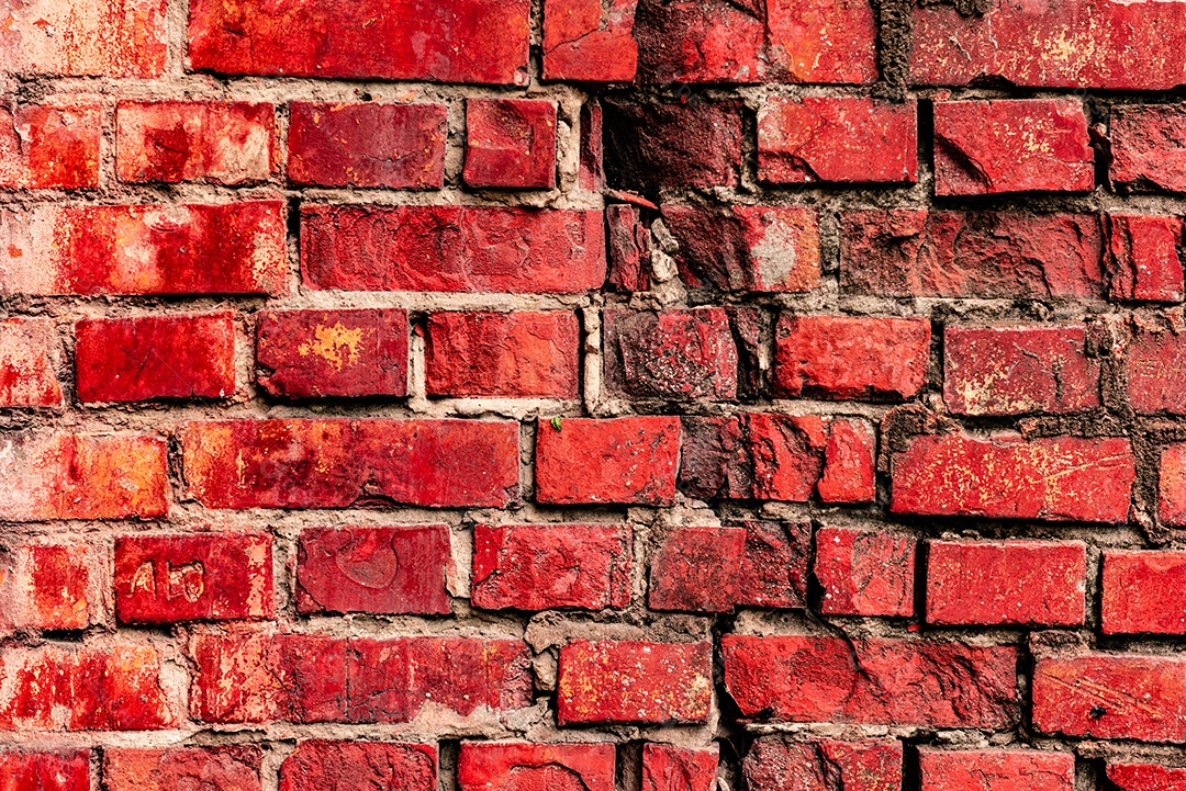 Textura, parede, concreto, pode ser usado como fundo. Fragmento de parede com arranhões e rachaduras