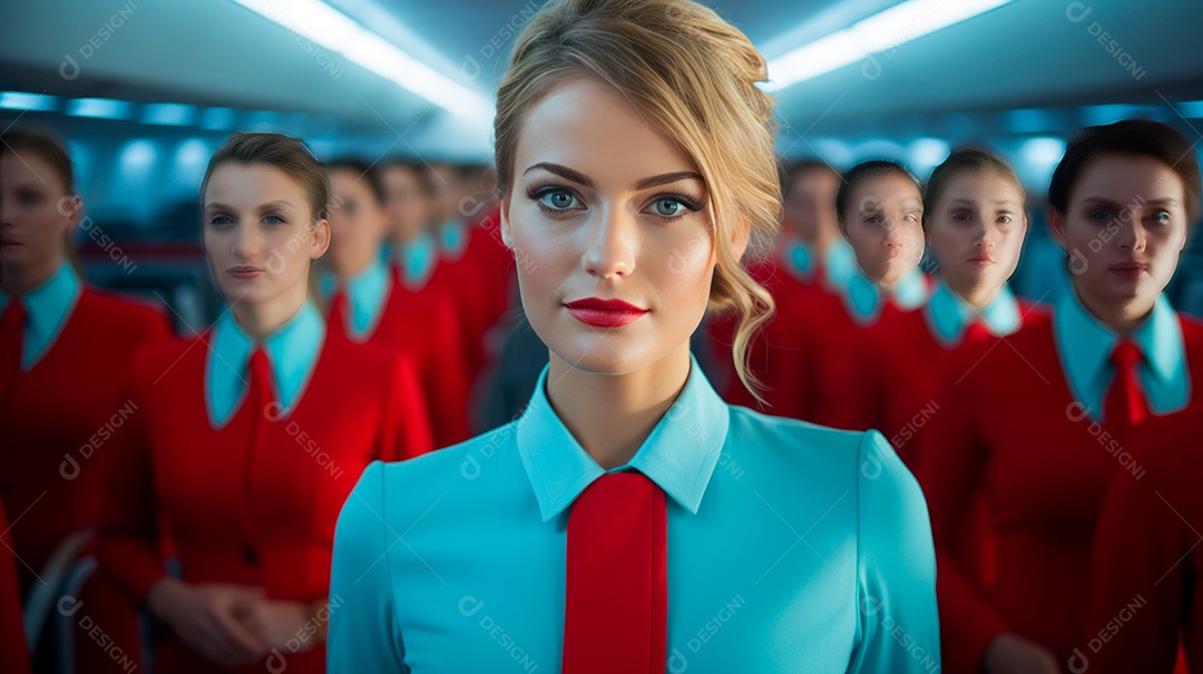 Dia Internacional do Comissário de Bordo, 31 de maio, estilo desenho animado 3D Generative AI.