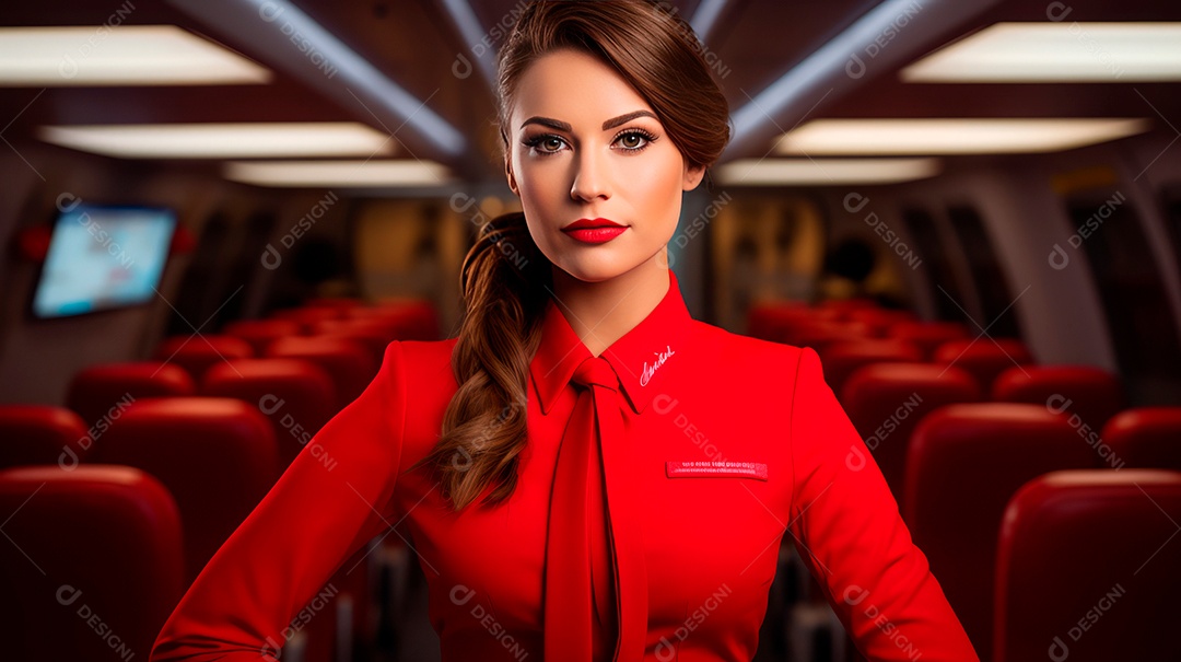 Dia Internacional do Comissário de Bordo, 31 de maio, estilo desenho animado 3D Generative AI.