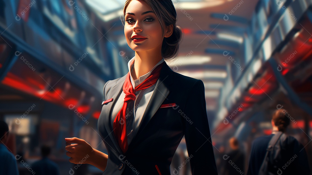 Dia Internacional do Comissário de Bordo, 31 de maio IA Generativa.