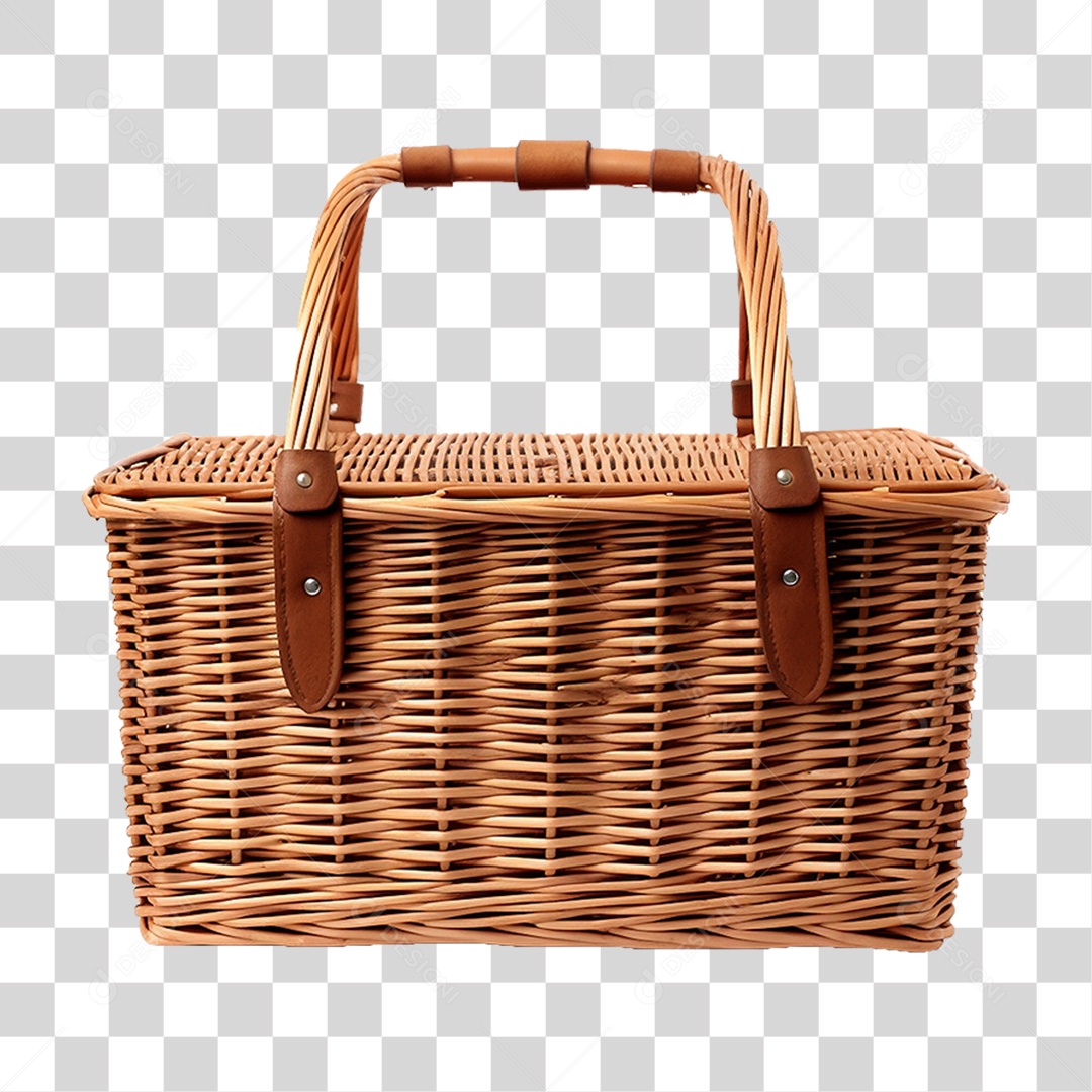 Cesta de Piquenique PNG Transparente