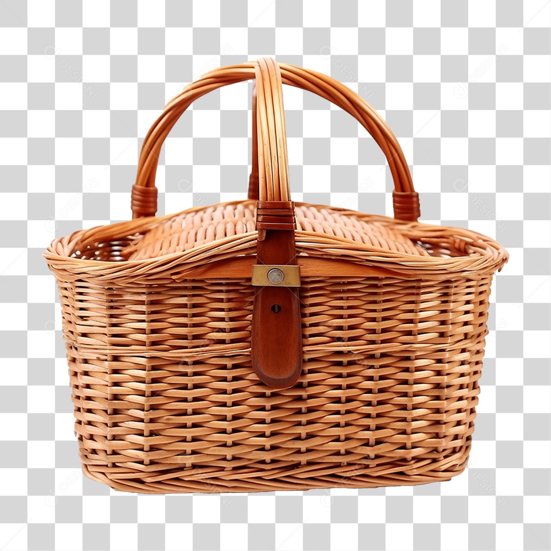 Cesta de Piquenique PNG Transparente