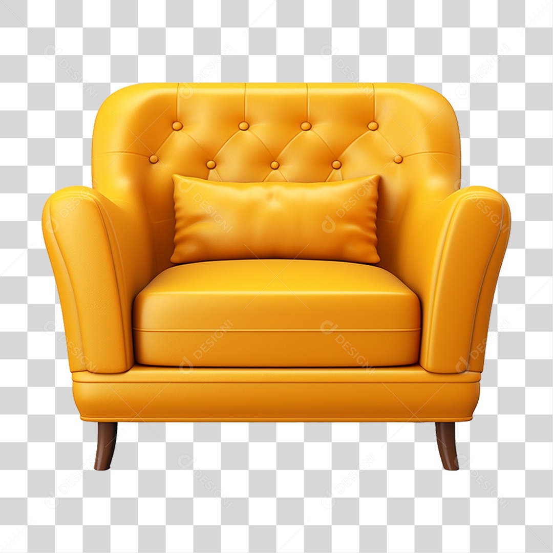 Sofá Poltronas PNG Transparente