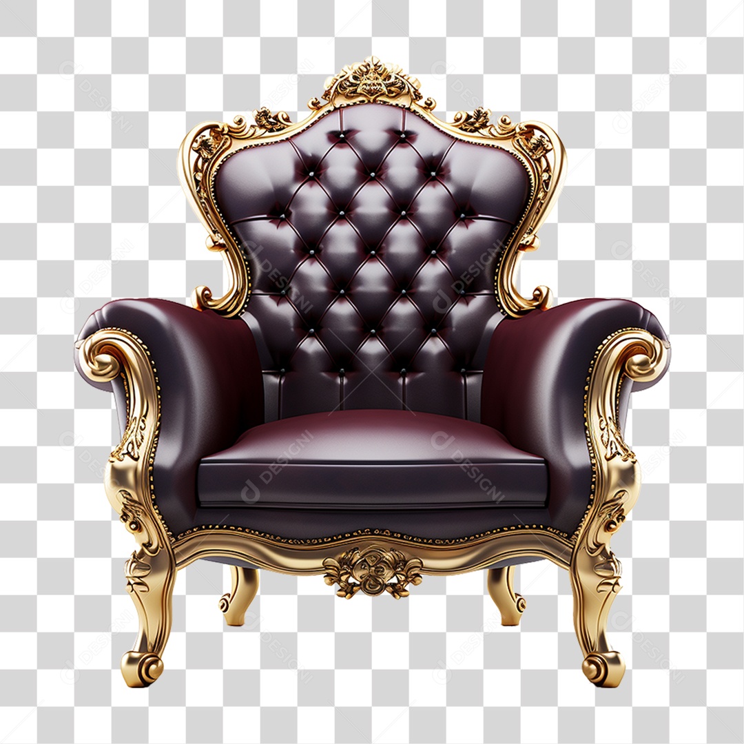 Sofá Poltronas PNG Transparente