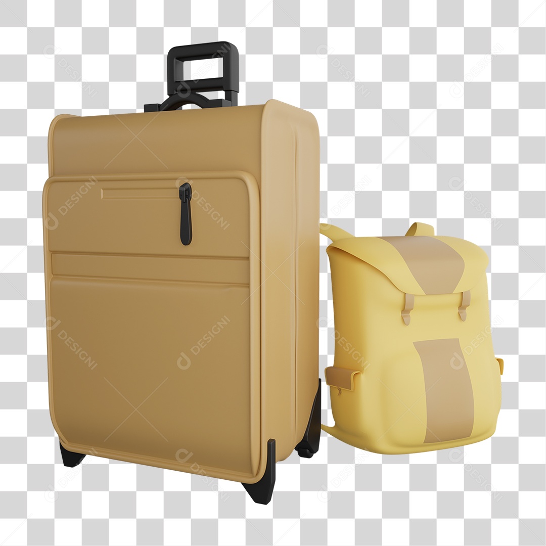 Malas Bagagem de Viagem PNG Transparente